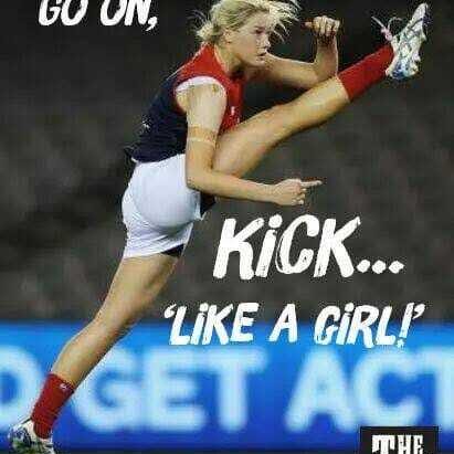 go on kick like a girl 90 days