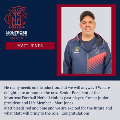 Senior President Matt Jones